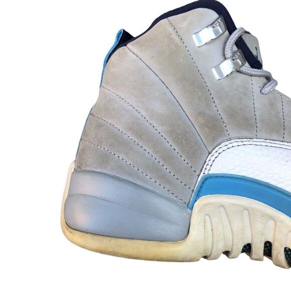 RARE 2016 Air Jordan 12 Retro Grey University Blue Size 8 - Picture 10 of 16